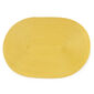 Podkładki na stół Deco owalne żółte, 30 x 45 cm, 4 szt.