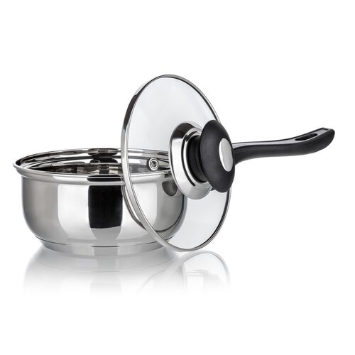 Nerjaveča ponev s pokrovom Super Value, 14 cm, 0,8l