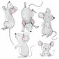 Настінна наклейка Bayo Mouse Family