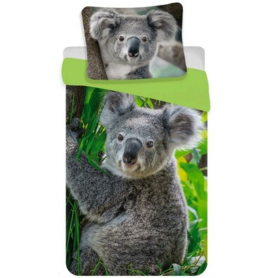 Bavlnené obliečky Koala, 140 x 200 cm, 70 x 90 cm
