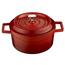 Lava Litoželezni lonec okrogel 32 cm, rdeč
