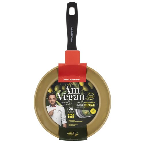 Florina Patelnia aluminiowa AmVegan by Mateusz Gessler, 20 cm
