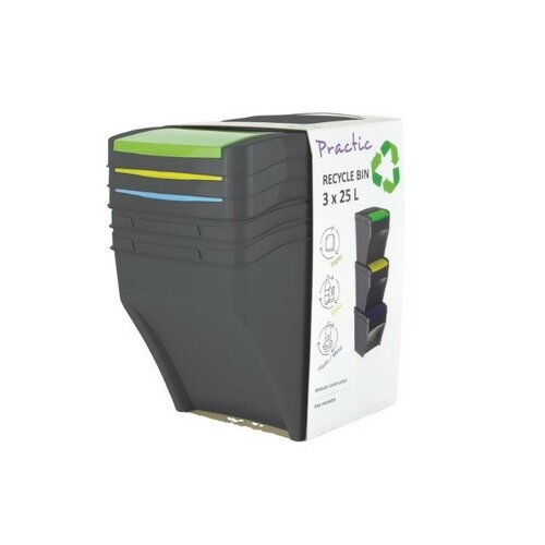 Recykle BIN 3x 25 literes szelektív hulladékgyűjtőkuka