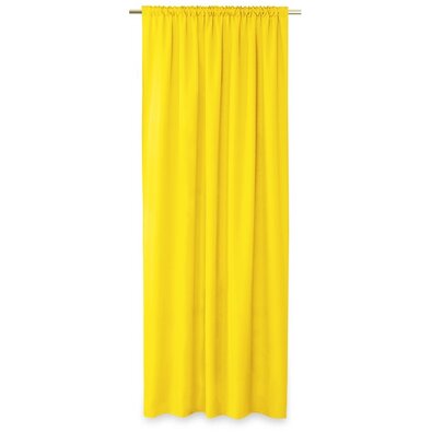Restilo Zasłona Oxford Pleat żołty, 140 x 250 cm