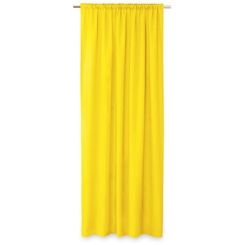 AmeliaHome Draperie Oxford Pleat galbenă, 140 x 250 cm