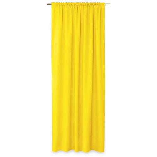 Restilo Zasłona Oxford Pleat żołty, 140 x 250 cm
