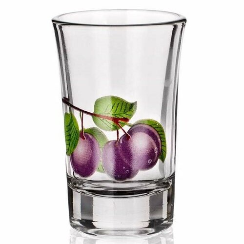 Banquet Set of shot glasses Torino Plum 40 ml, 6pcs