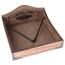 VINTAGE HOME drewniane pudełko na chusteczki,21 x 11 x 21 cm