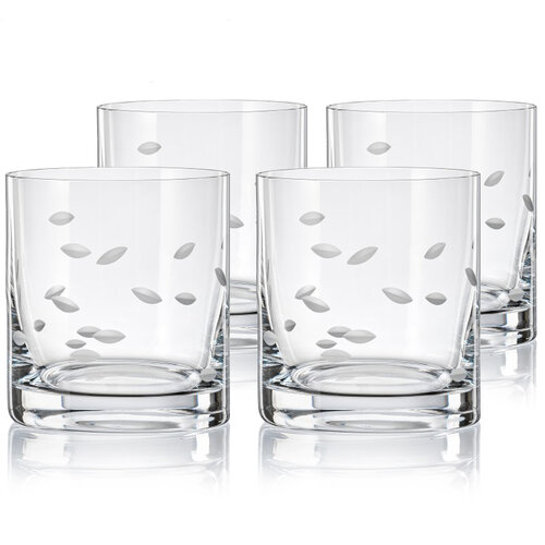 Crystalex CXBR788 4-dielna sada pohárov na whisky, 280 ml