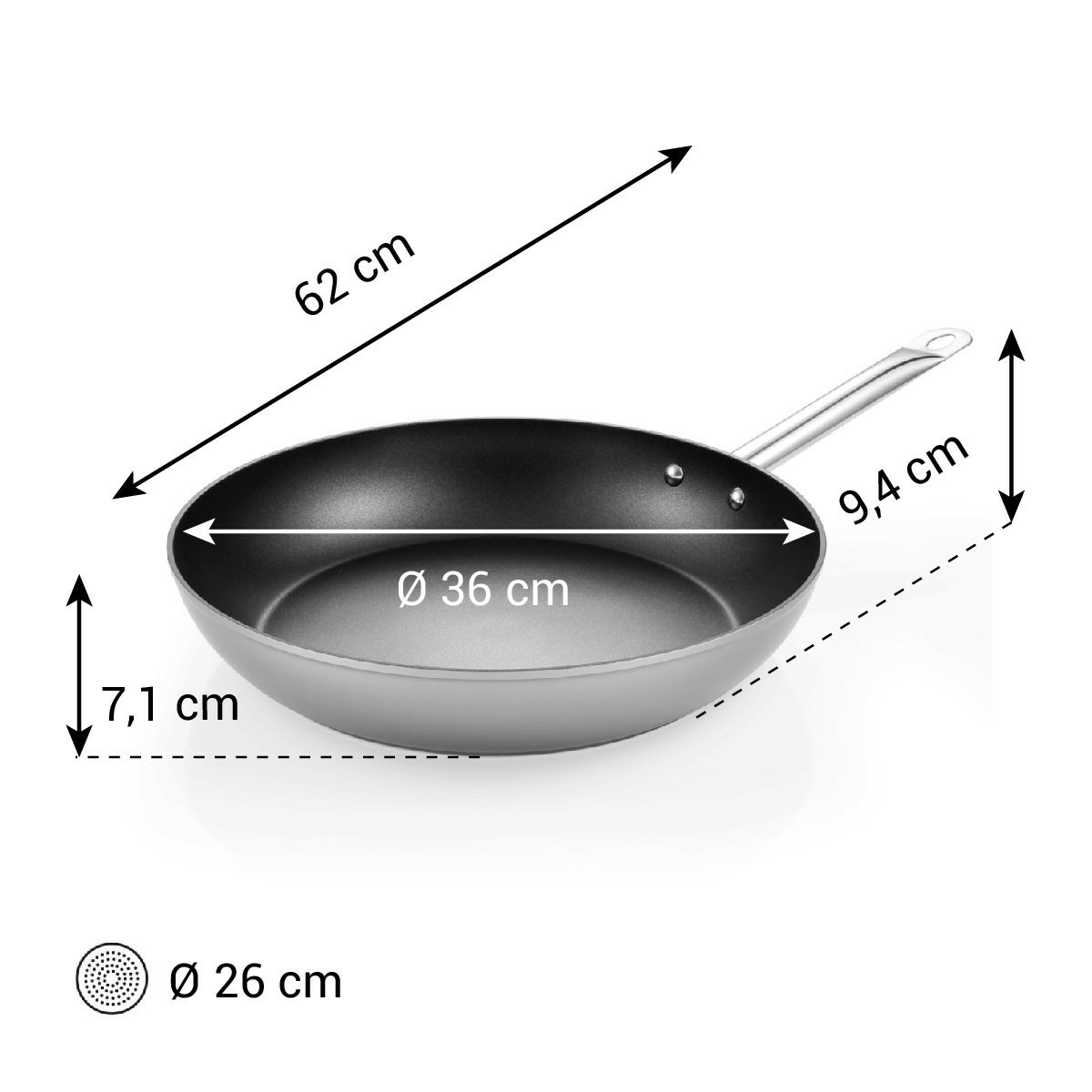 Tescoma Pánev GrandCHEF+ pr. 36 cm, pr. 36 cm - thumb (2)