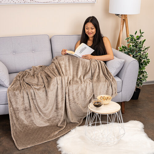 4Home odeja Soft Dreams Luxury taupe, 150 x 200 cm