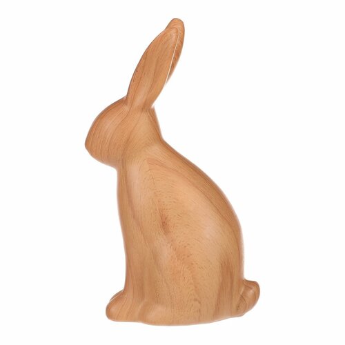 Polyresin dekorativni zajec, srednja figurica, 8 x5 x 16 cm