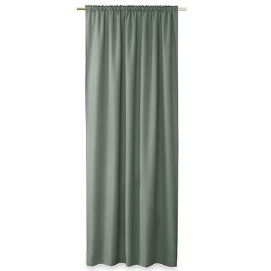 Restilo Oxford Pleat függöny, acélkék, 140 x 250 cm