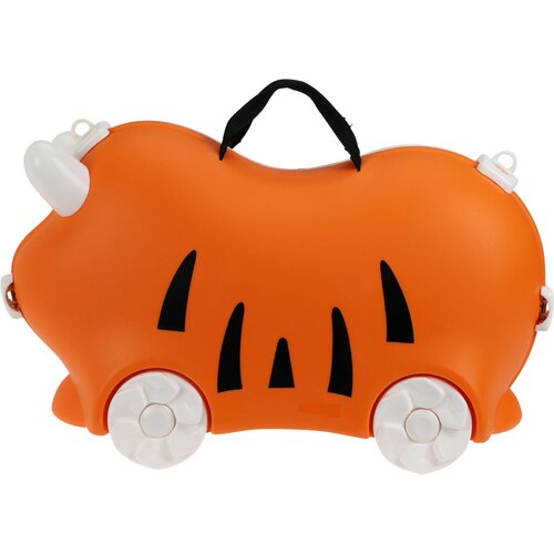 Kinderkoffer auf Rollen, Orange, 52 x 21 x 32 cm