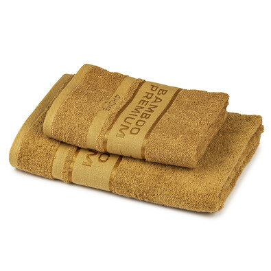 4Home Набір Bamboo Premium рушників коричневий, 70 x 140 см, 50 x 100 см