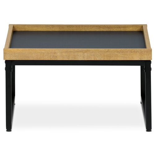 Couchtisch mit dekorativer Kante, 53 x 53 x 30 cm
