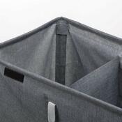 Kela Kôš na bielizeň na triedenie trojitý PALMA, antracit