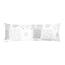 Bellatex Szív patchwork pótférj relaxációs párnahuzat szürke, 45 x 120 cm