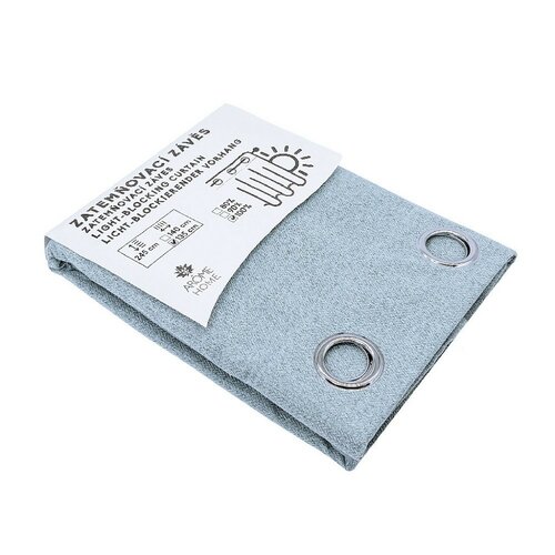 ARÔME HOME Závěs zatemňovací modro-šedá, 135 x 245 cm