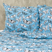 4Home Bavlněné povlečení Butterflies, 140 x 220 cm, 70 x 90 cm