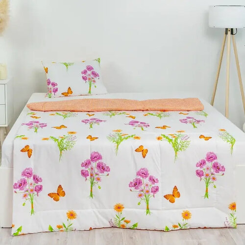 Stanex CLASSIC nyári szett Tavasz narancs, 140 x200 cm, 40 x 60 cm