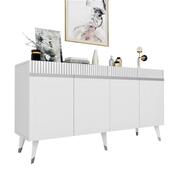 Schrank Defne White and Silver