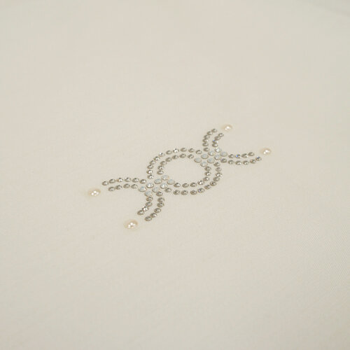 Pościel satynowa Swarovski champagne, 140 x 220 cm, 70 x 90 cm