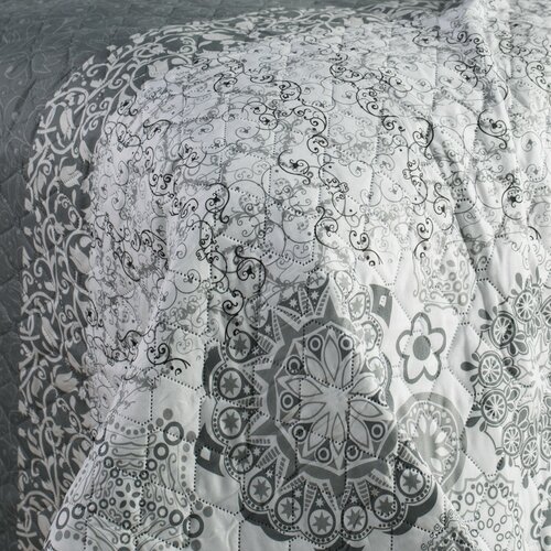 DecoKing Prekriv za posteljo Alhambra siva, 170 x210 cm