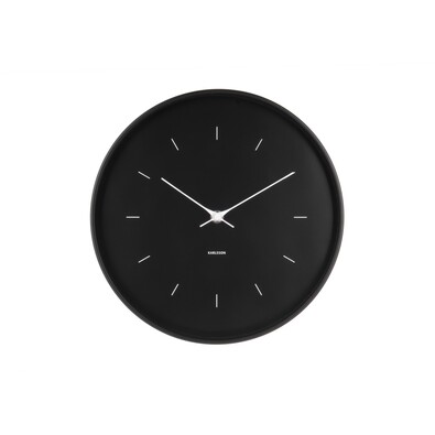 Karlsson 5708BK Designové nástenné hodiny, 27 cm