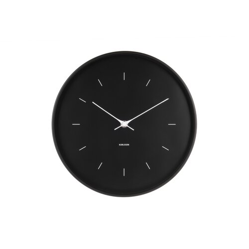 Karlsson 5708BK dizájner falióra, 27 cm