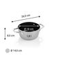 Tescoma Casserole GrandCHEF+ diametru 18 cm, 1,8 l