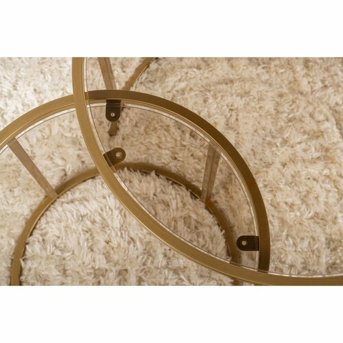 Zestaw stolików konferencyjnych Aurum Gold and Bronze 60 cm, 2 szt.