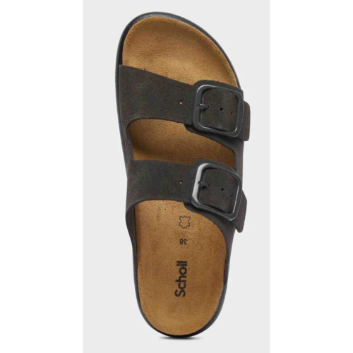 Scholl Papuci Noelle Chunky, gri, mărimea 37