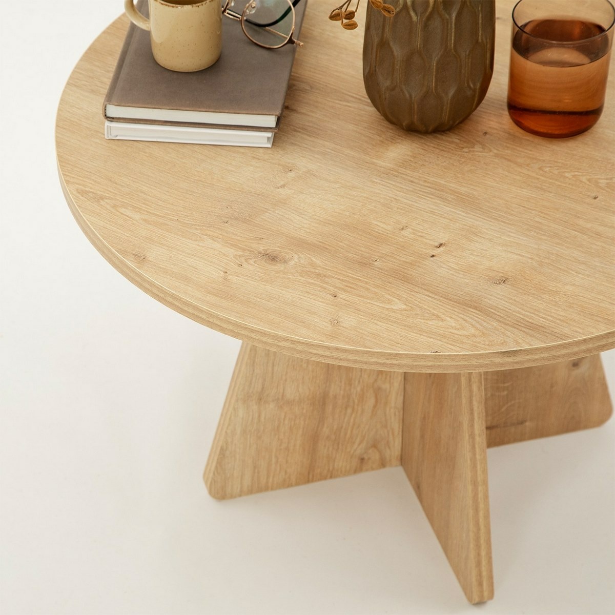 Konferenčný stolík Mushroom Sapphire Oak