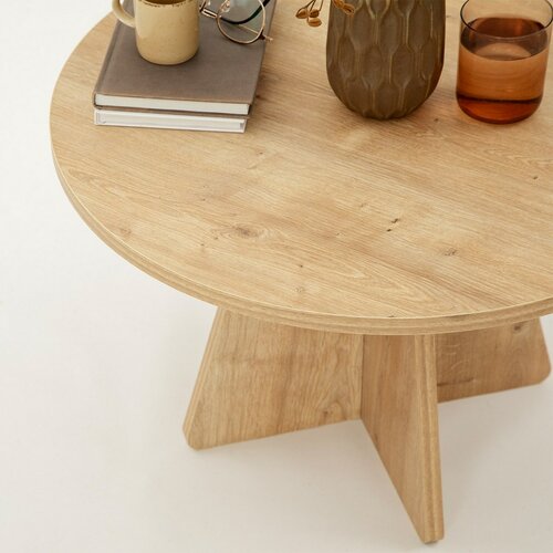 Konferenčna mizica Mushroom Sapphire Oak