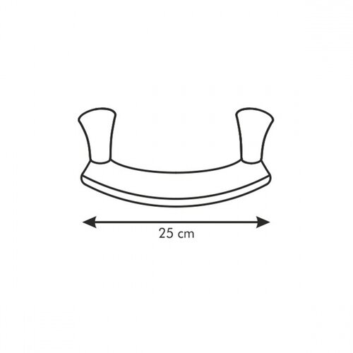 Tocător cu 2 mânere Tescoma SONIC, 25 cm - 1 | YEO