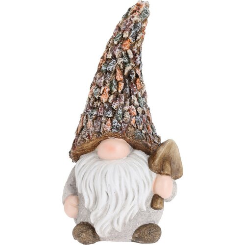 Gartenzwerg mit Schaufel, 15,5 x 30,5 x 12,5 cm