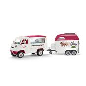 Schleich 42439 Mobilná veterinárna klinika s kobylou a ošetrovateľom, new