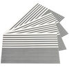 Tischsets Stripe Grau, 30 x 45 cm, 4-er Set