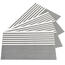 Tischsets Stripe Grau, 30 x 45 cm, 4-er Set