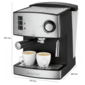 Clatronic ES 3643 espresso kávovar