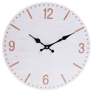 Fotografie Nástěnné hodiny Cottage, pr. 34 cm, dřevo