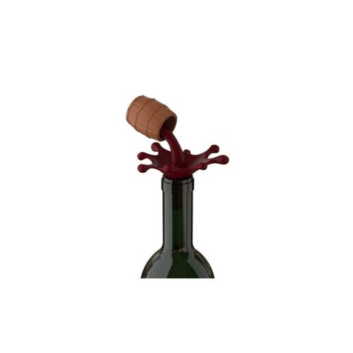 Zátka na víno Sud plný vína, 10 cm
