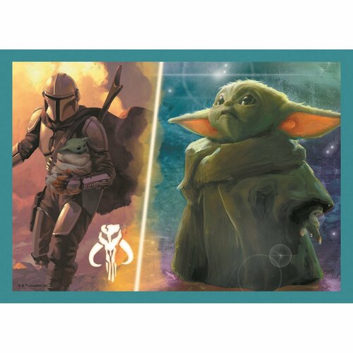 Trefl Puzzle Mandalorian és világa, 4in1 35, 48,54, 70 darab