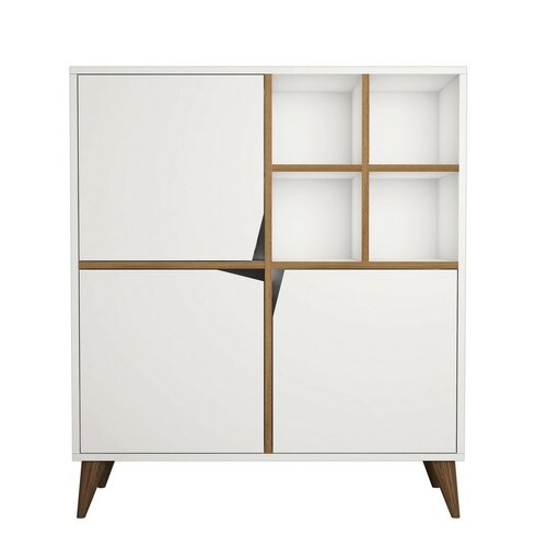 Pulse White and Walnut szekrény