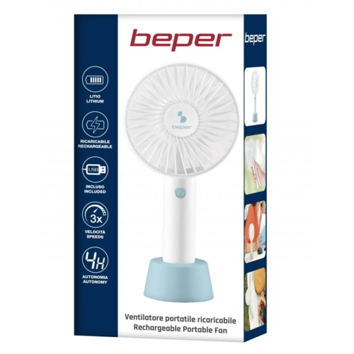 Beper P206VEN401 mini ventilator USB reîncărcabil2 în 1