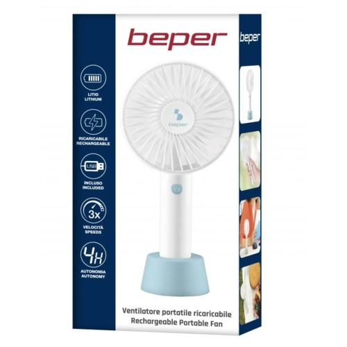 Beper P206VEN401 nabíjací USB mini ventilátor 2v1