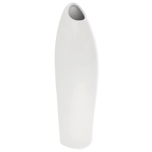 Керамічна ваза Tonja, білий, 9 x 26 x 8 см