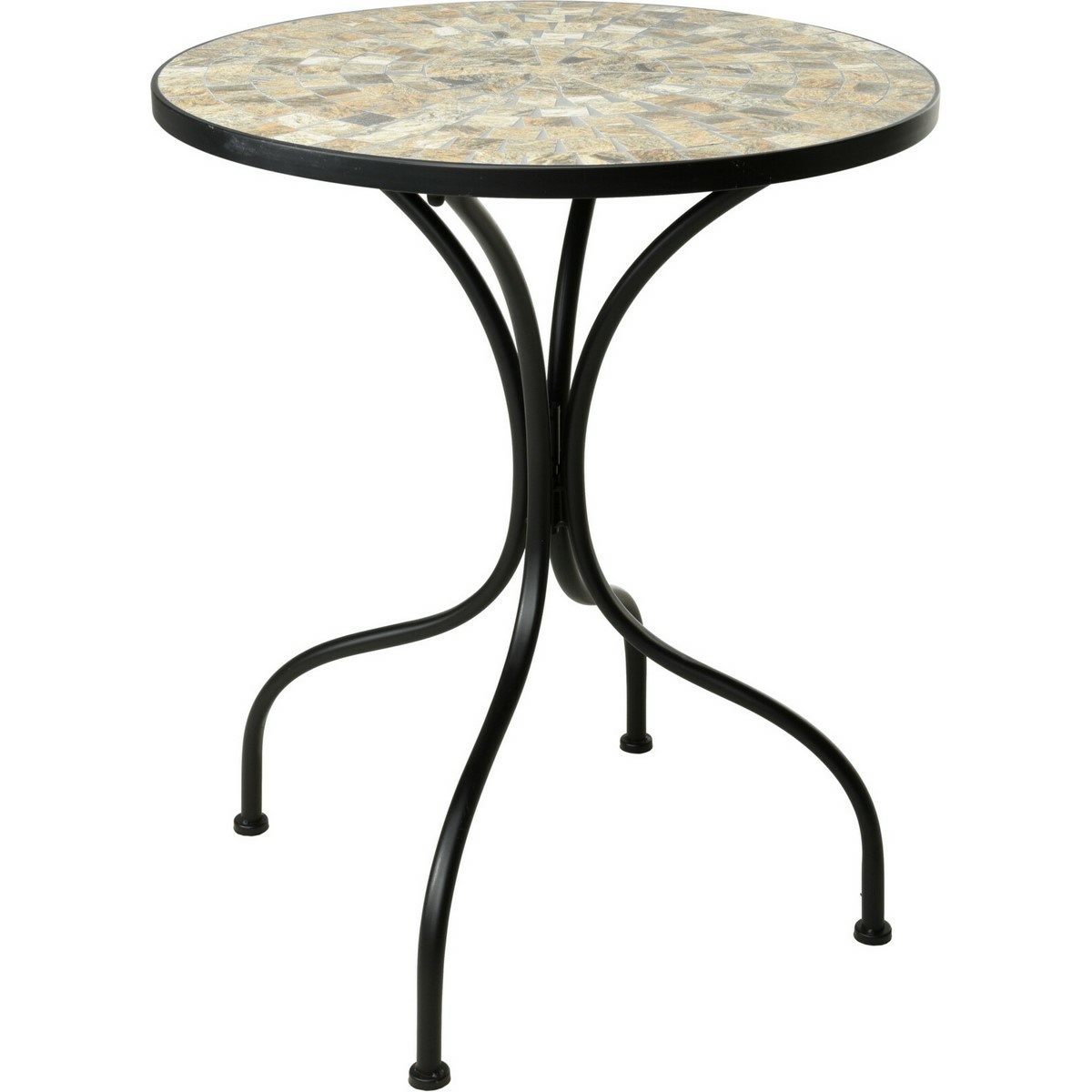 Levně Bistro stůl Mosaic, 60 x 72 cm, kov/keramika