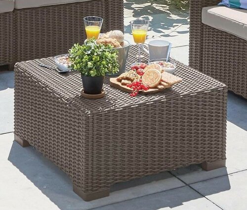 Keter California kerti asztal 68 x 68 x 35 cm, cappuccino